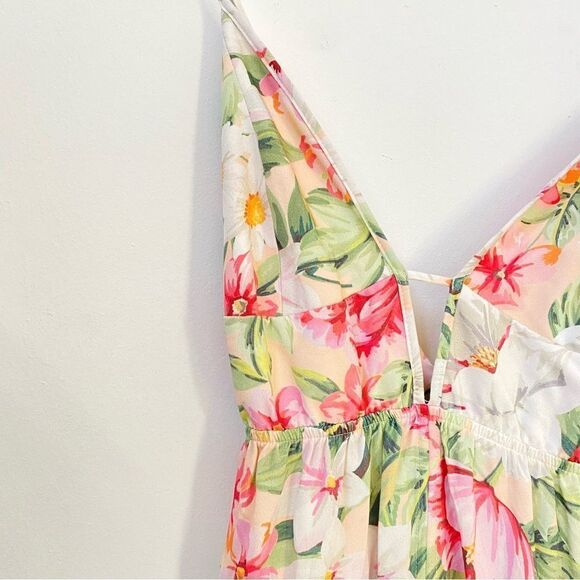 NWT Maaji Summer Long Deep V Dress Size 6-8 - Picture 2 of 8